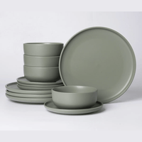 Mirage 12pc. Dinnerware Set - Olive
