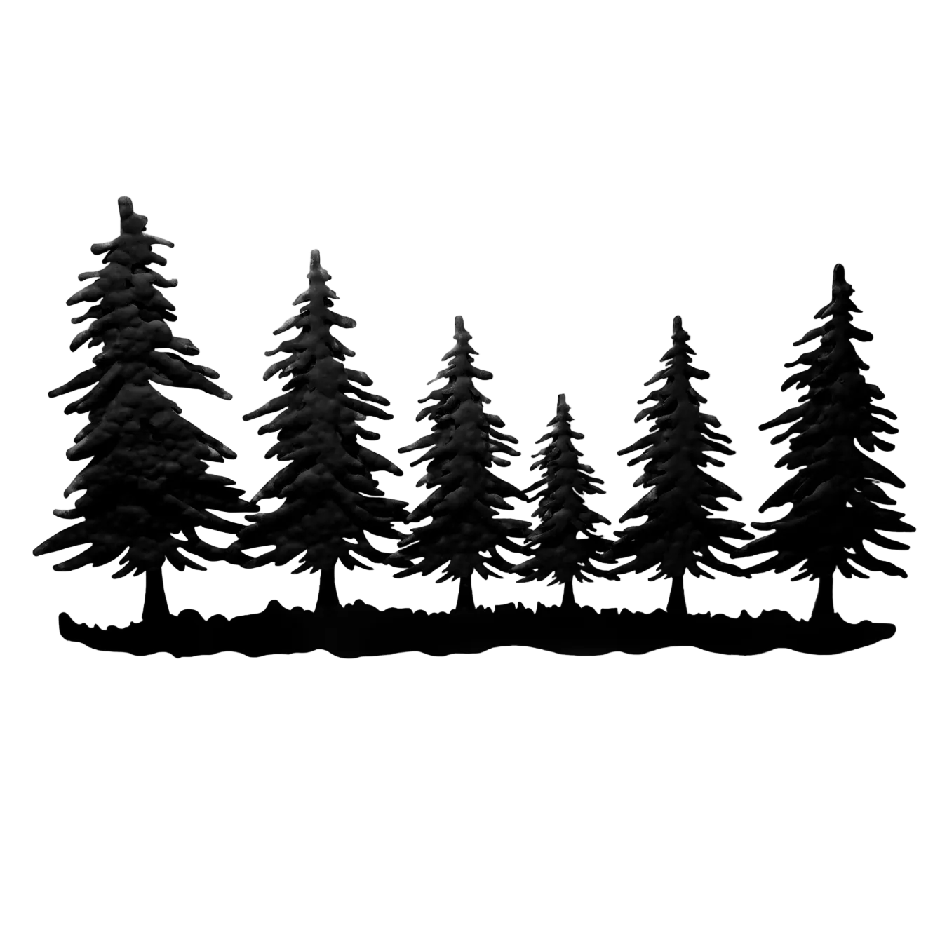 Green Trees Wall Art