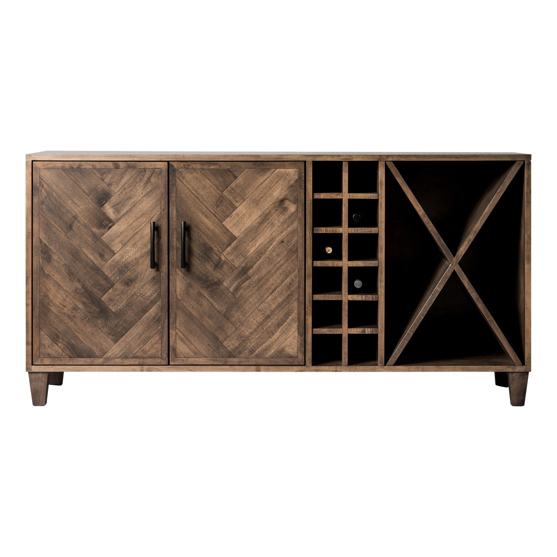 Herringbone Wine Cabinet