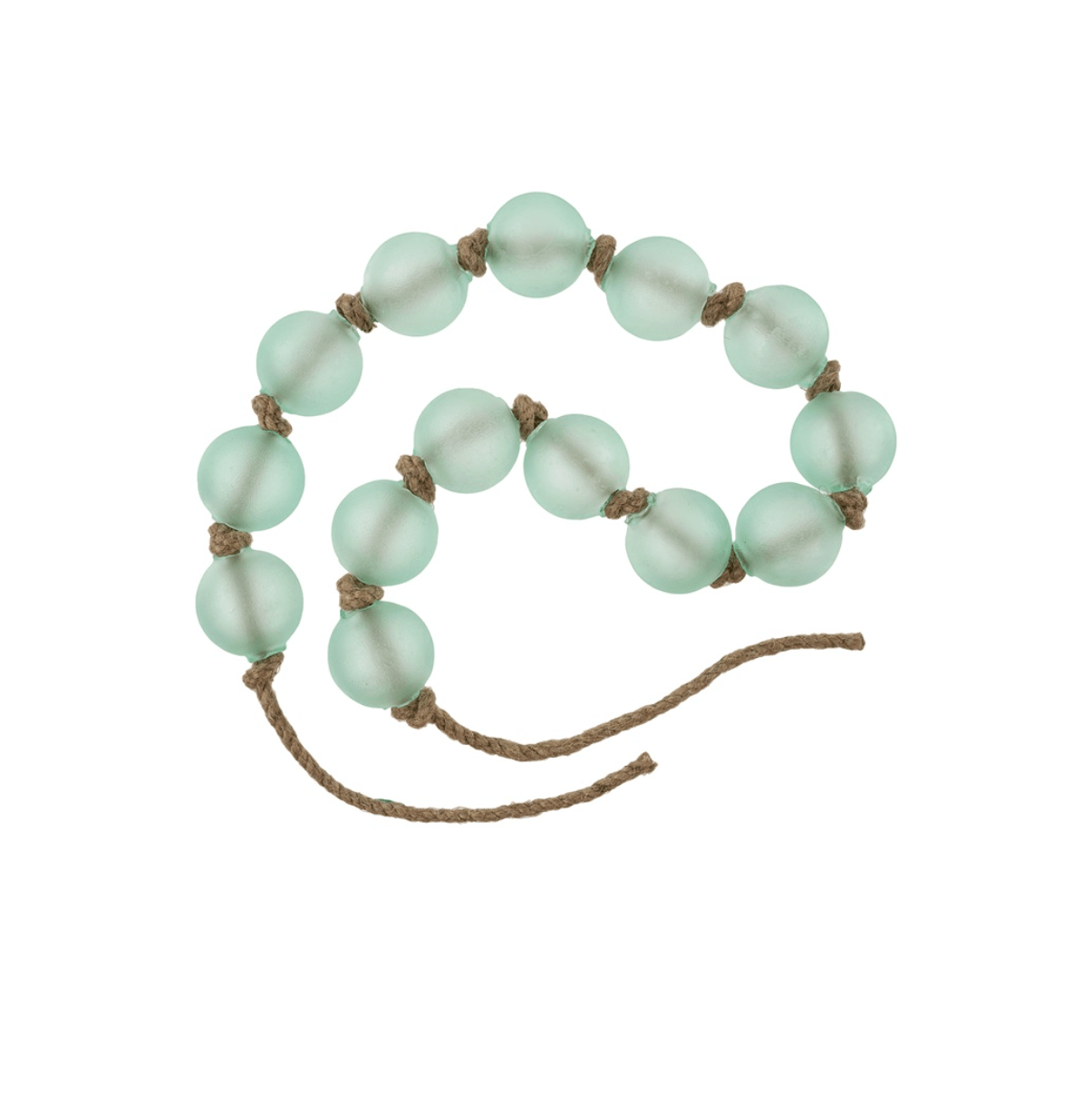 Beach Glass Beads - Aqua