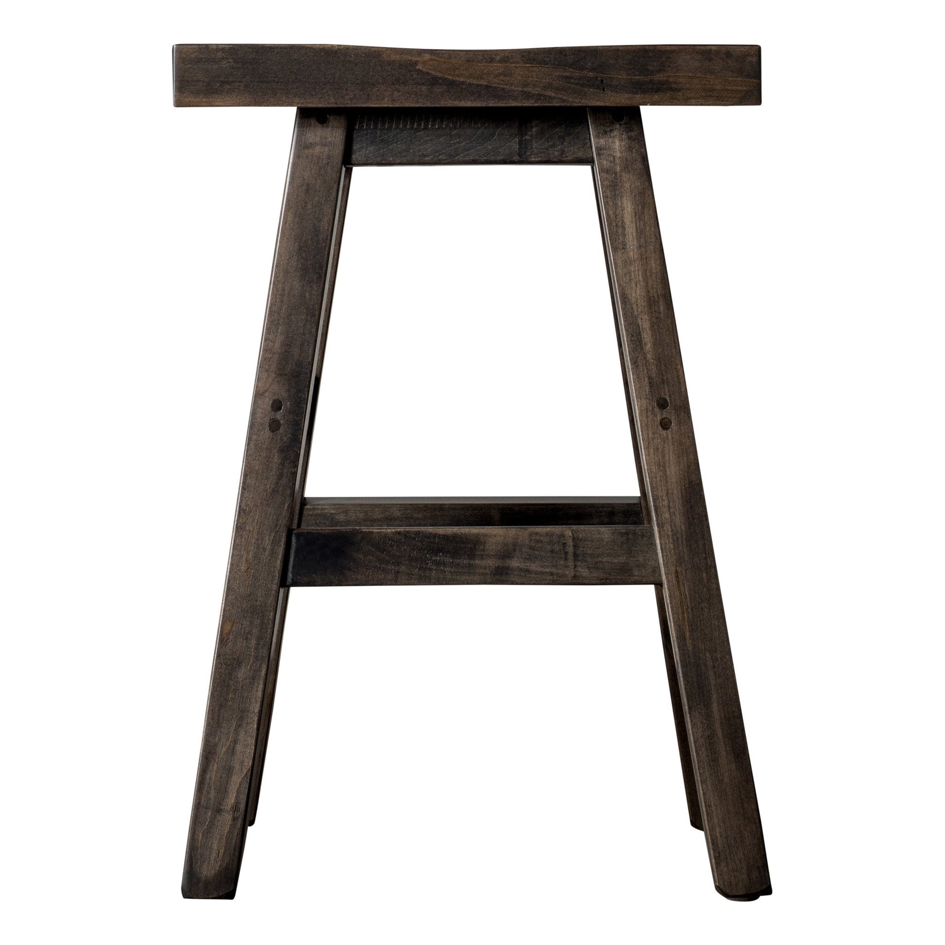 Rustic 26" Saddle Stool