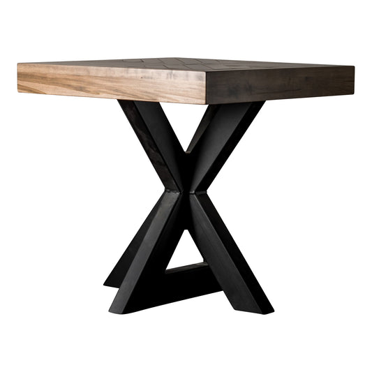 Herringbone End Table