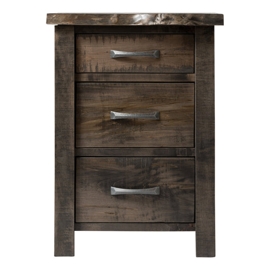 Edge 3 Drawer Nightstand