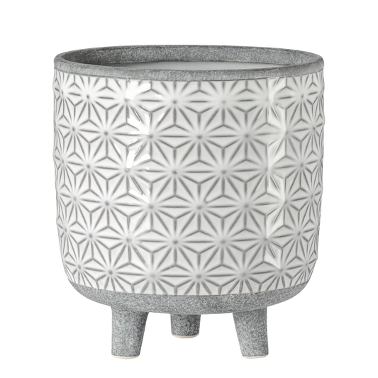 Star White 6" Planter