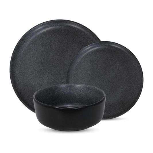 Black Diamond 12pc Dinnerware