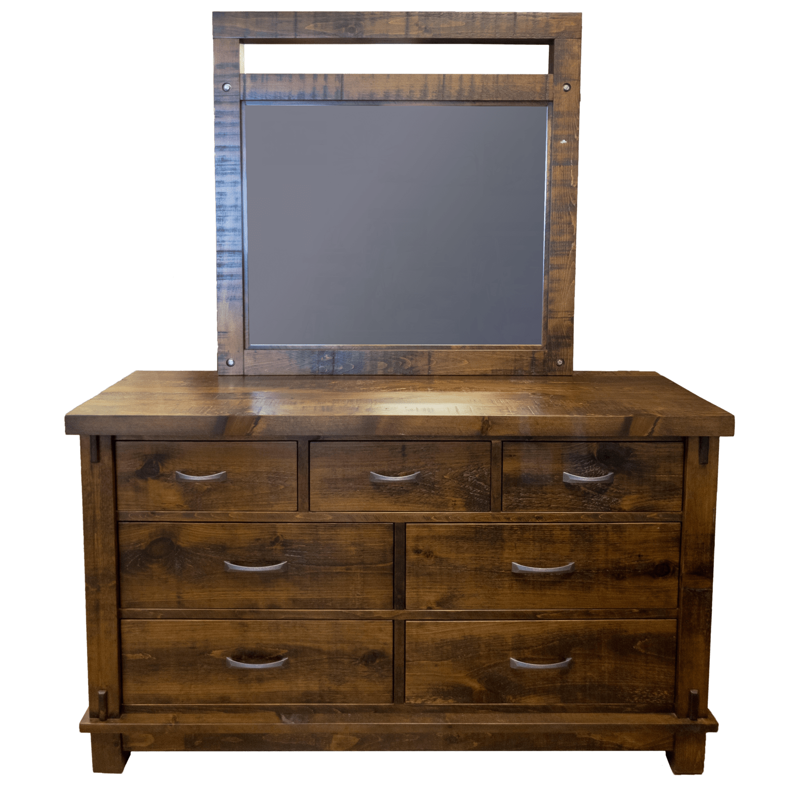 Timber 7 Drawer Dresser