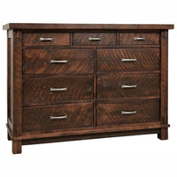 Timber 9 Drawer Dresser