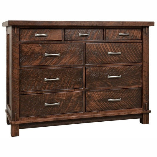 Timber 9 Drawer Dresser