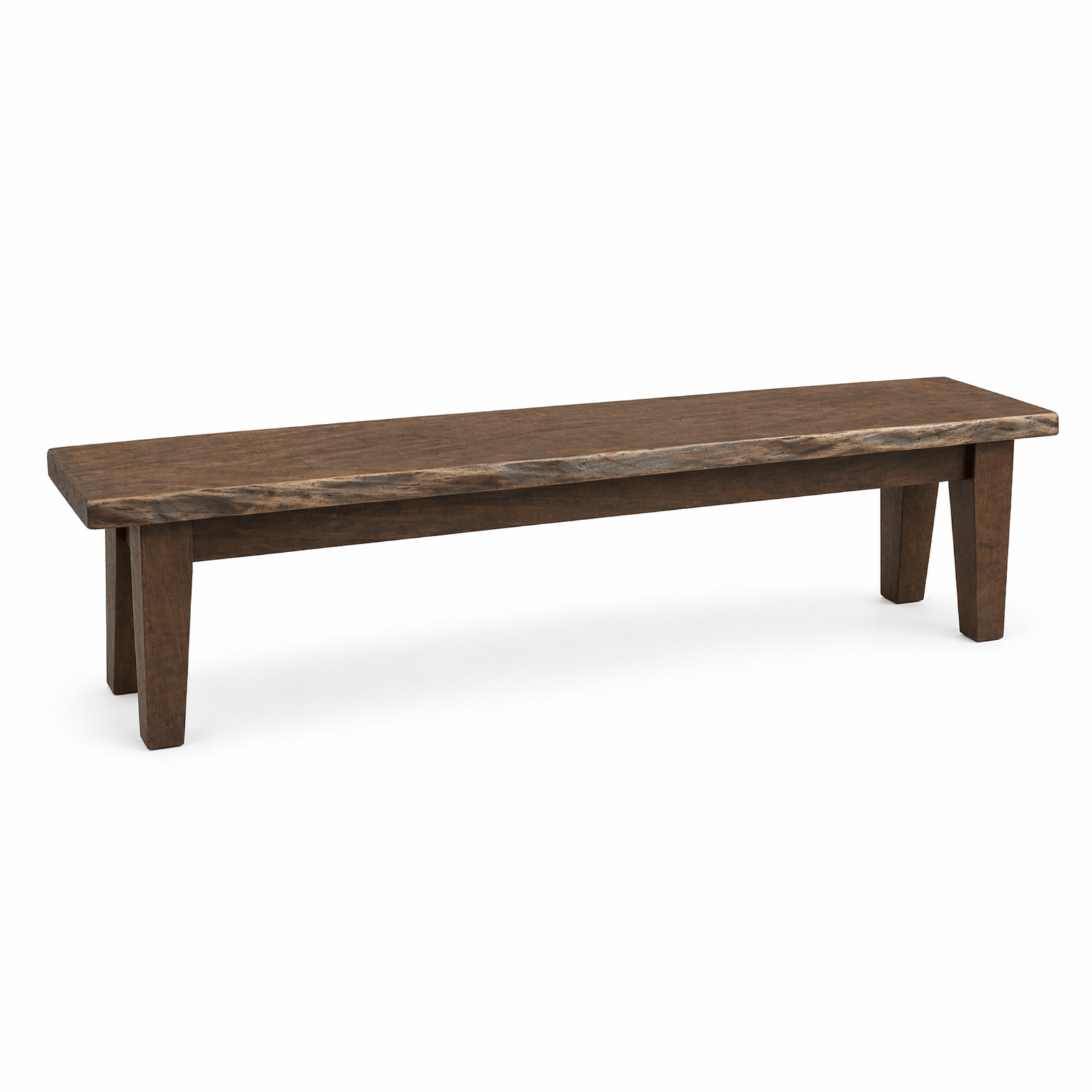 4 Legged Live Edge 84" Bench