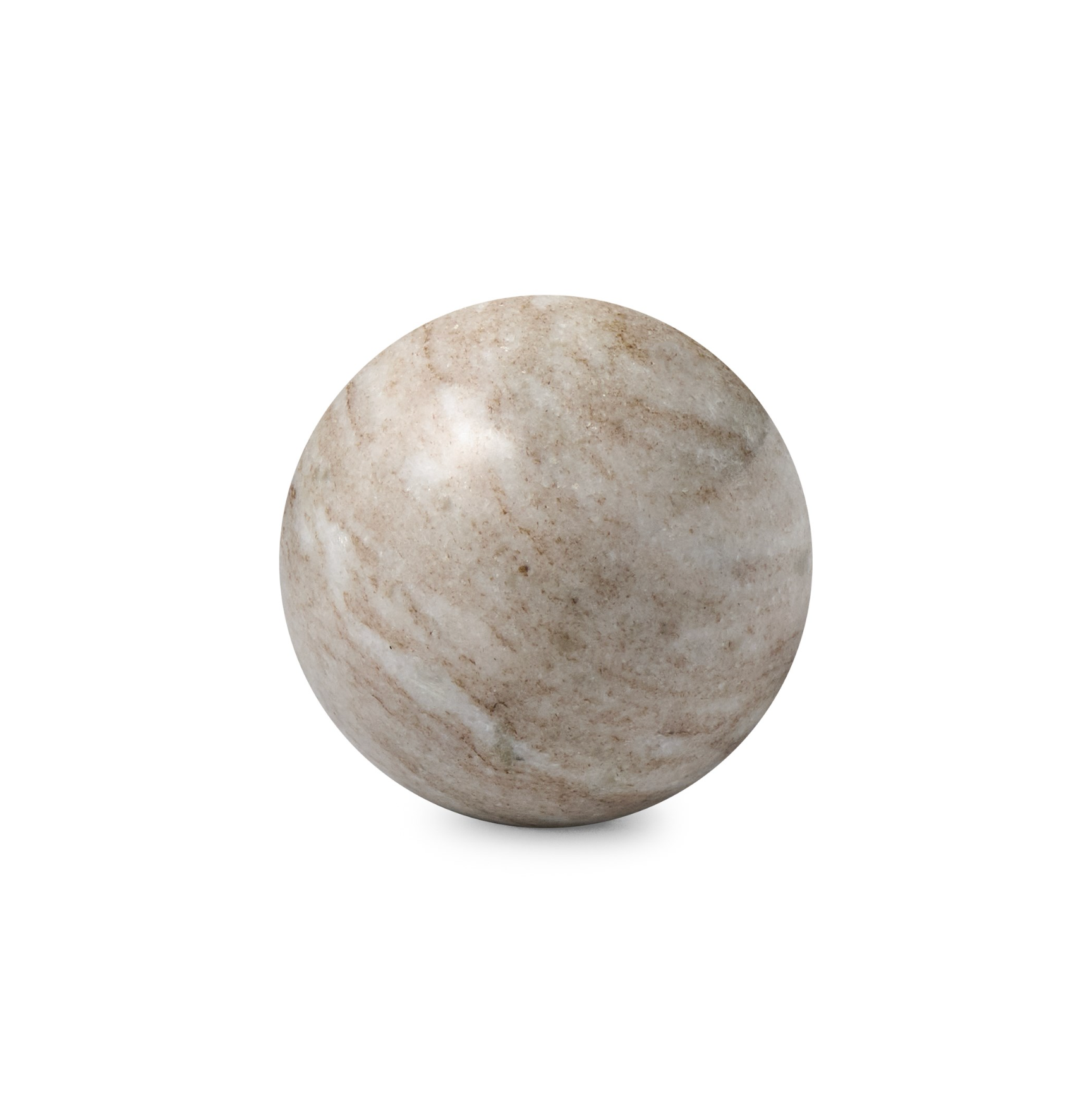 Marble Sphere - Brown