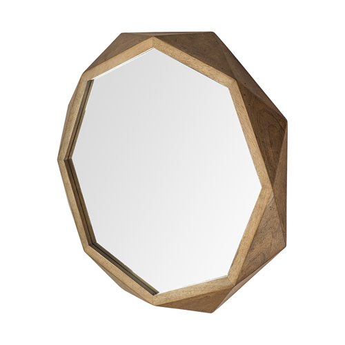 Aramis II 41" Brown Wood Mirror