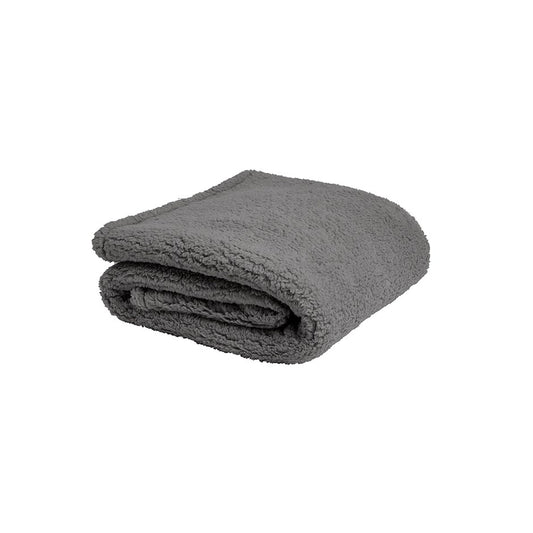 Sherpa Throw - Charcoal