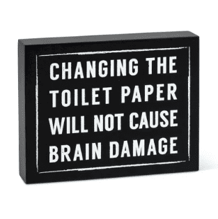 Changing Toilet Paper Block