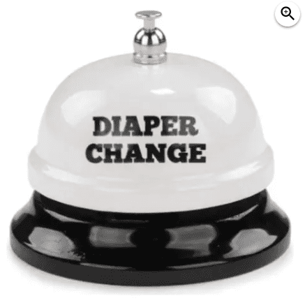 Metal Bell Diaper Change
