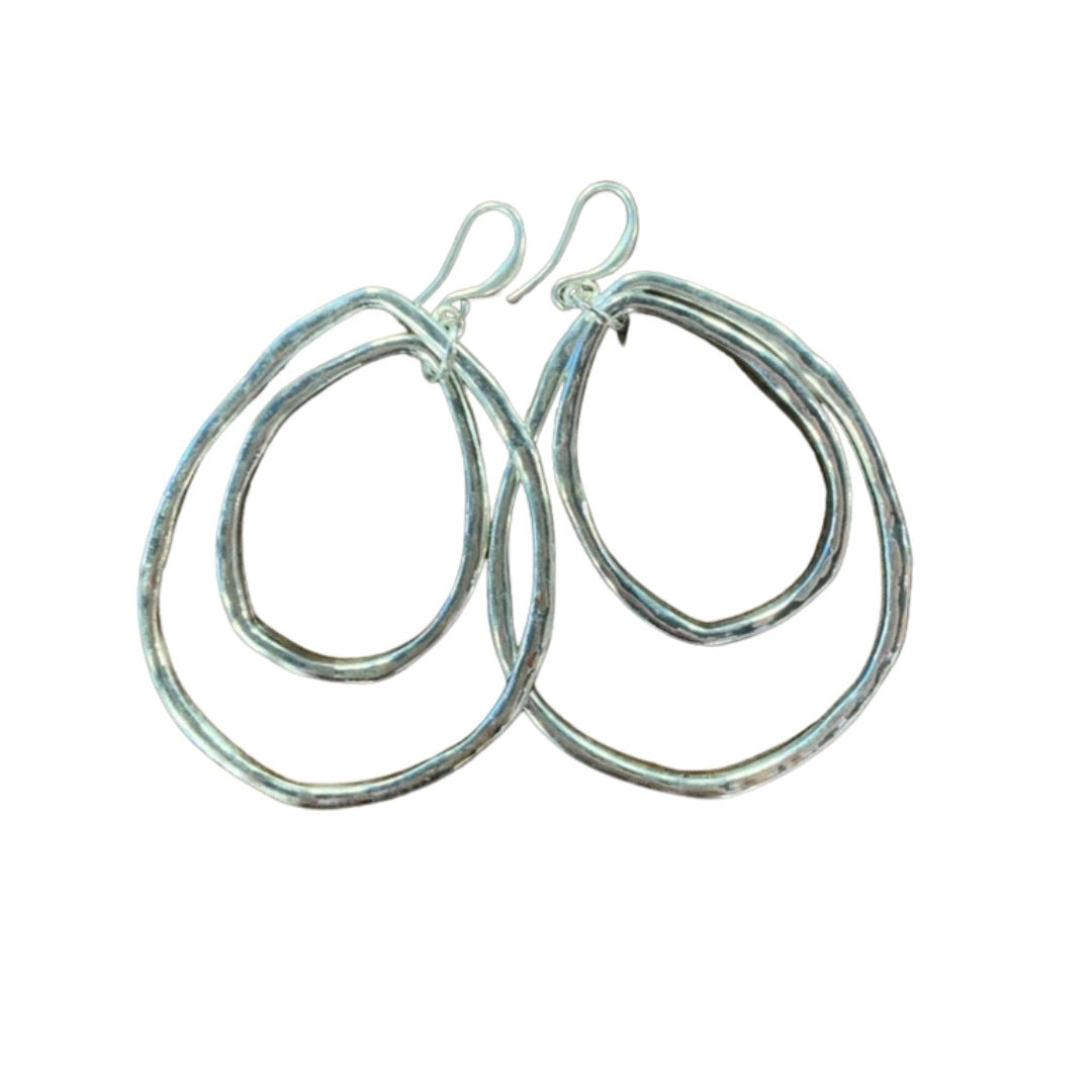 Double Oval Ring Earrings