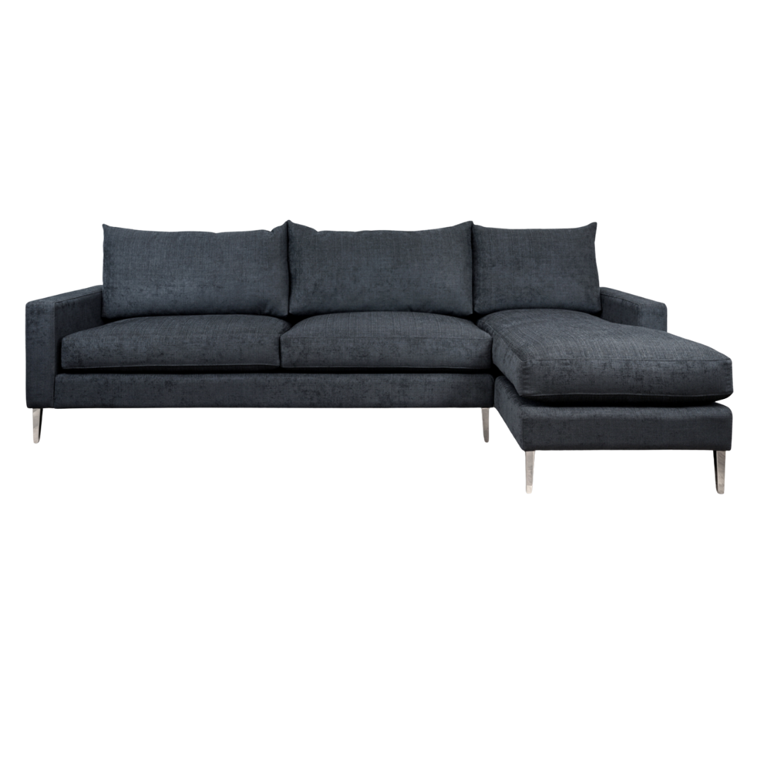 Chanel 108" Sofa w/Chaise