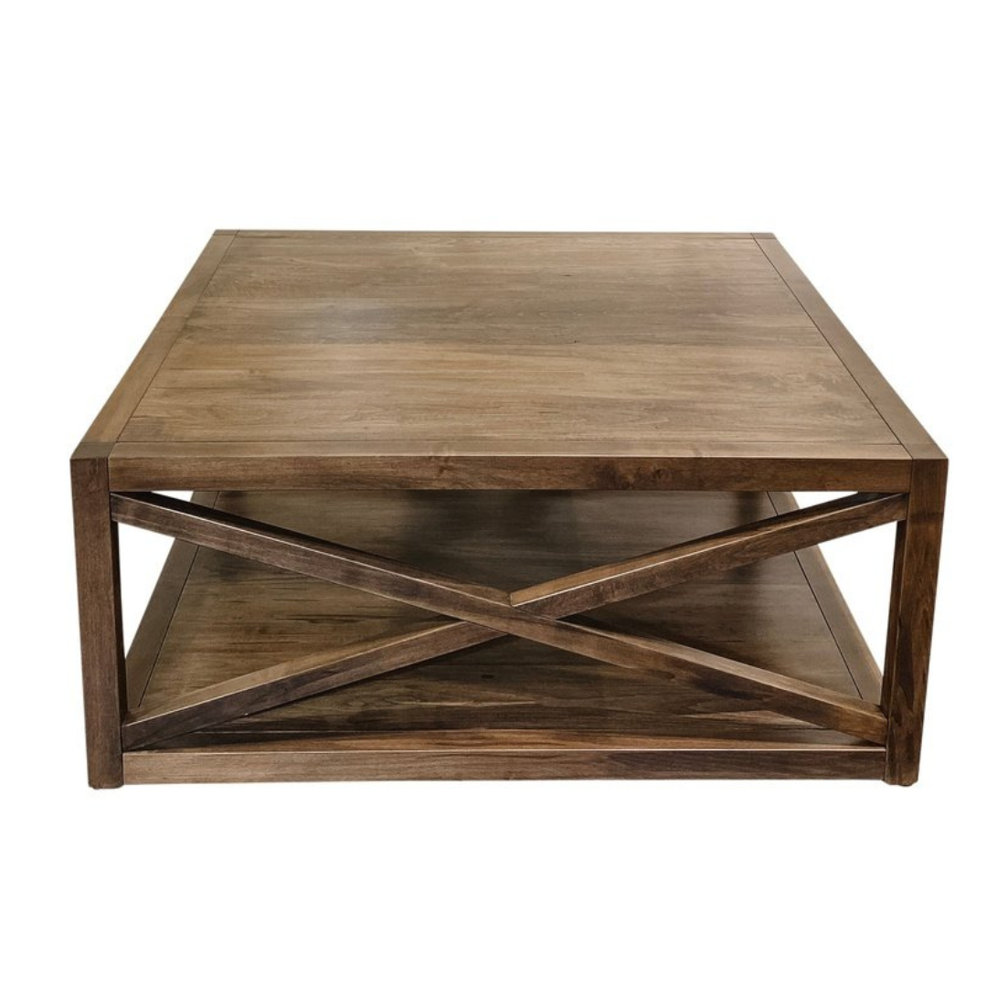 X Coffee Table 42"sq.