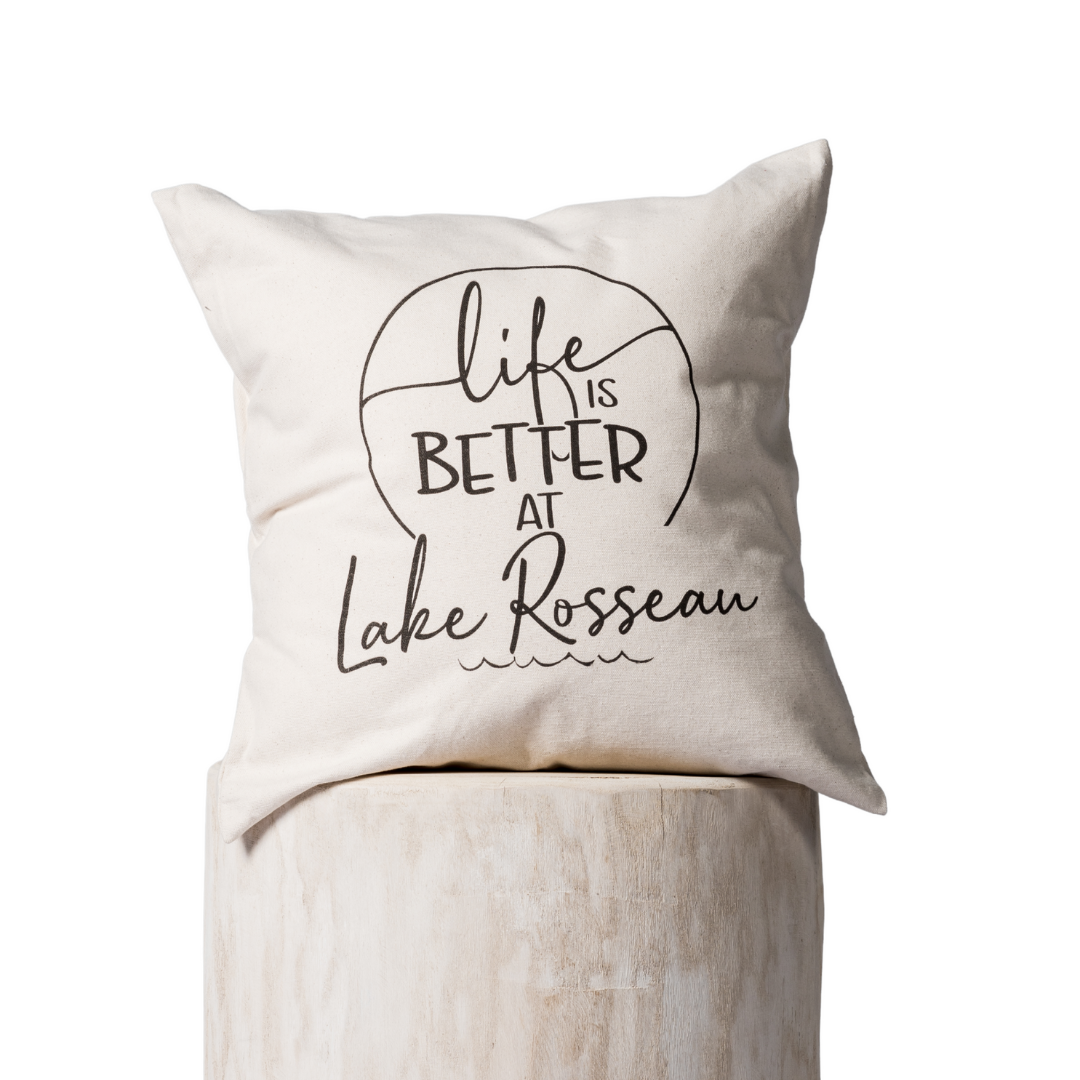 Life is Better at the Lake Pillow