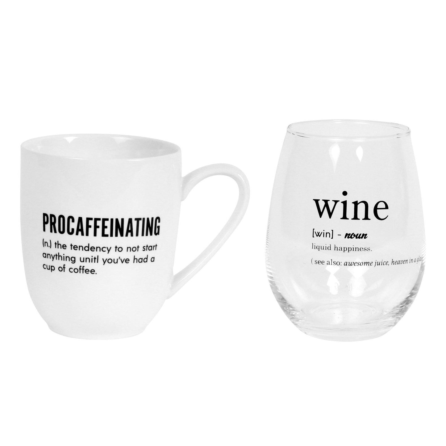 Define Coffee Mug And Wine Set