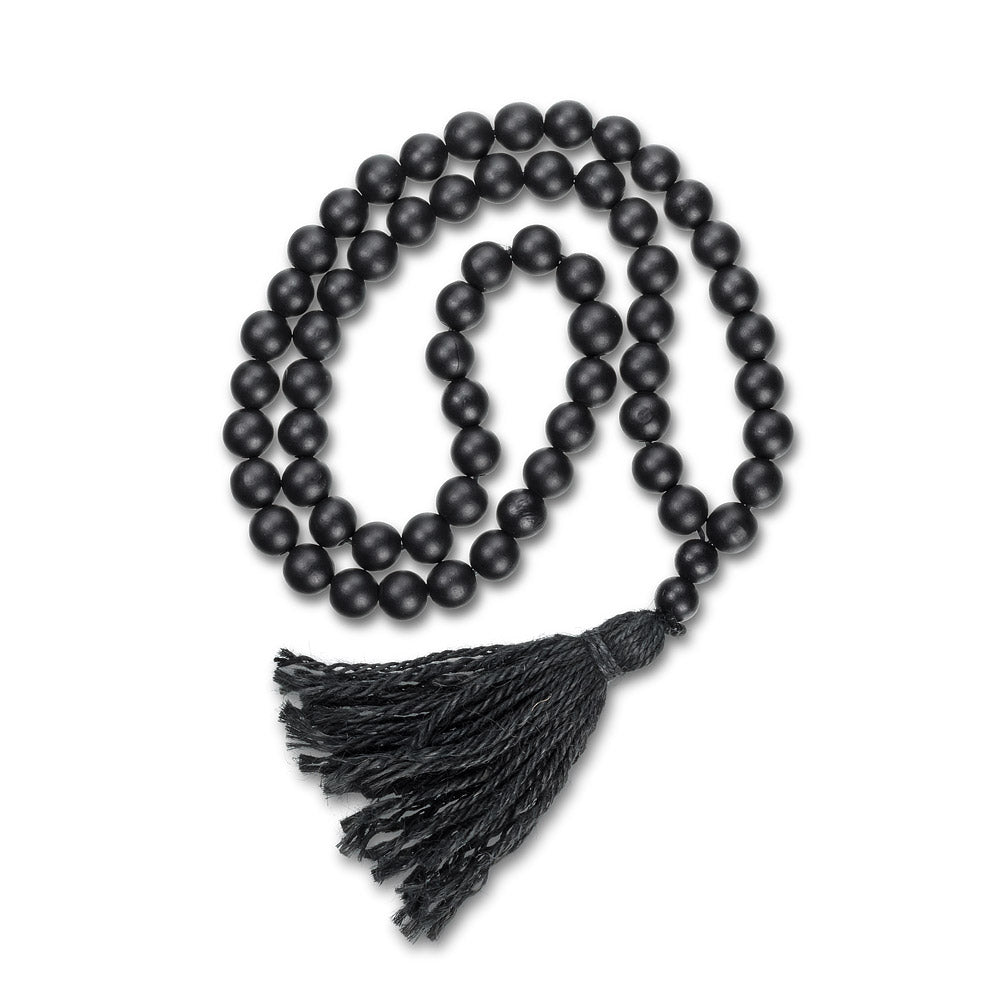 Necklace Blessing Beads 50" - Black