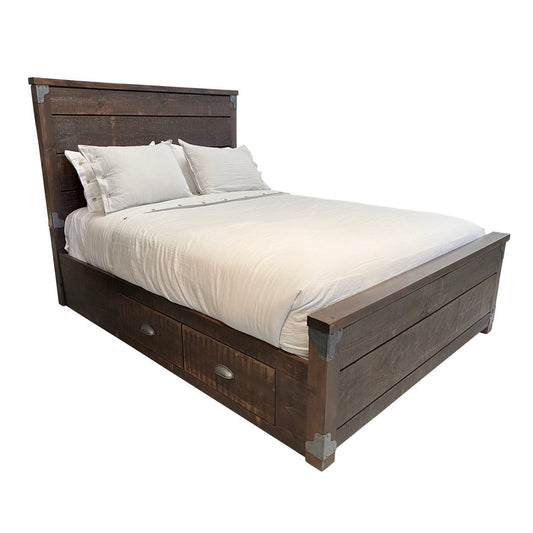 Dwight Bed With 2 Drawers Each Side
