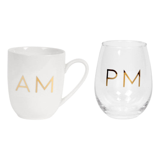 AM/PM Coffee And Wine Set
