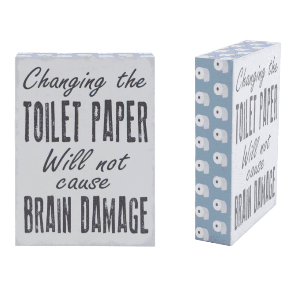 Toilet Paper/Brain Damage Block