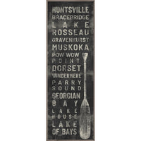 Muskoka- Locale Sign I