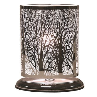 Touch Lamp Oval - Silver Forest 8.5"