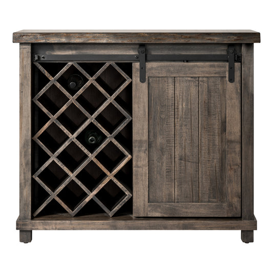 Wine Cabinet 42" With Live Edge