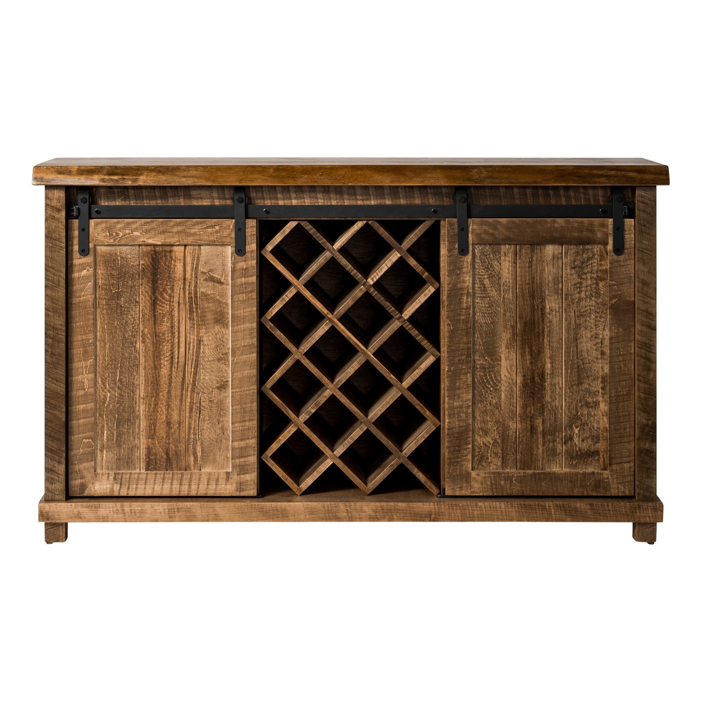 Wine Cabinet 60" With Live Edge