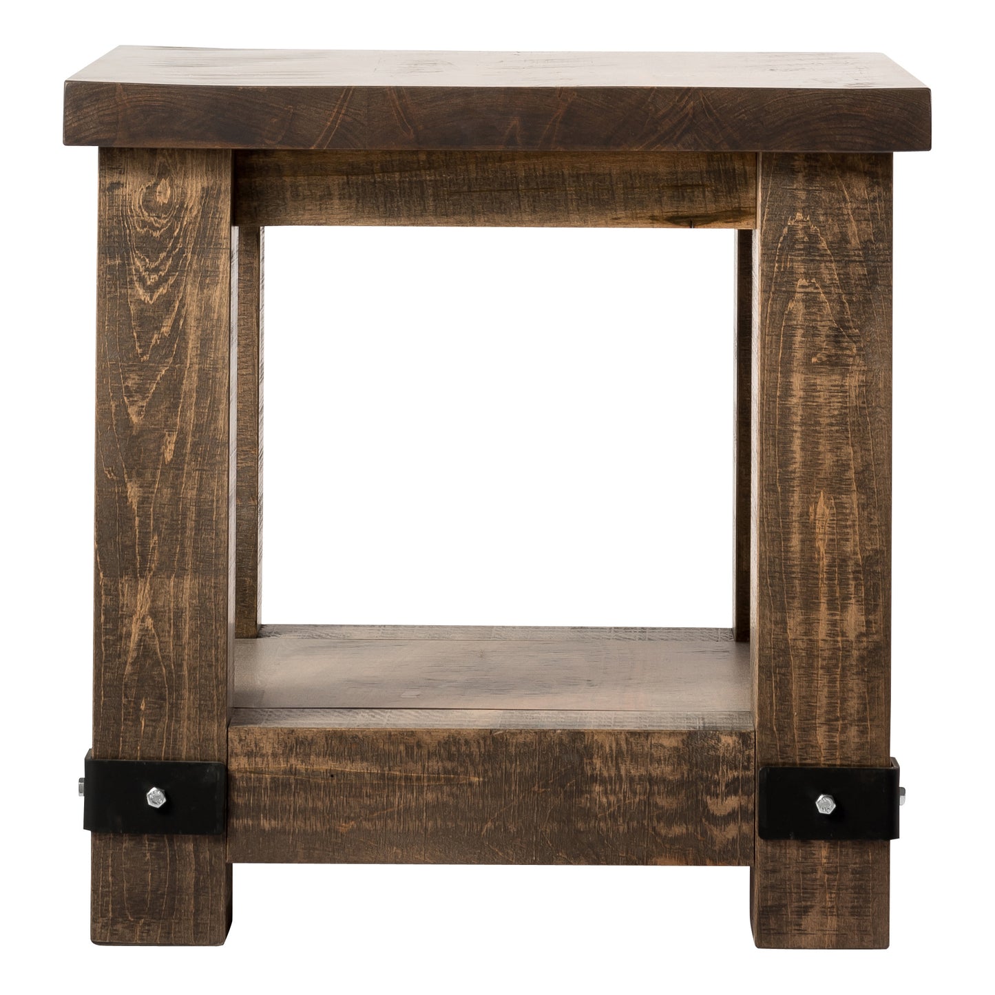 Barn Series Steel Plate End Table